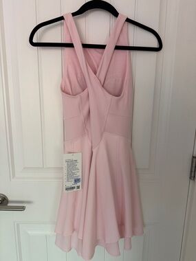 lululemon athletica Light Pink Cross-Back Skater Dress